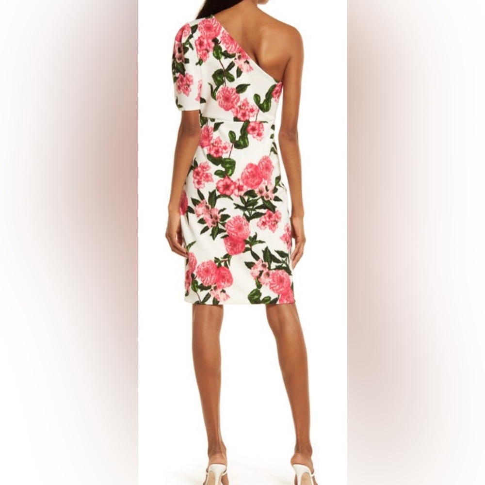 Chelsea28 Floral Print One Shoulder Dress - Picture 3 of 4